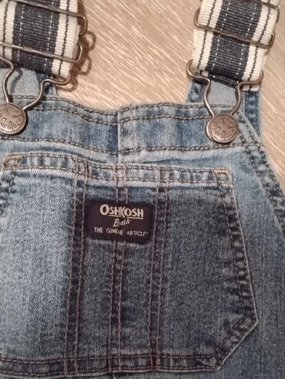OshKosh B'gosh Light Blue Denim Kids Overalls